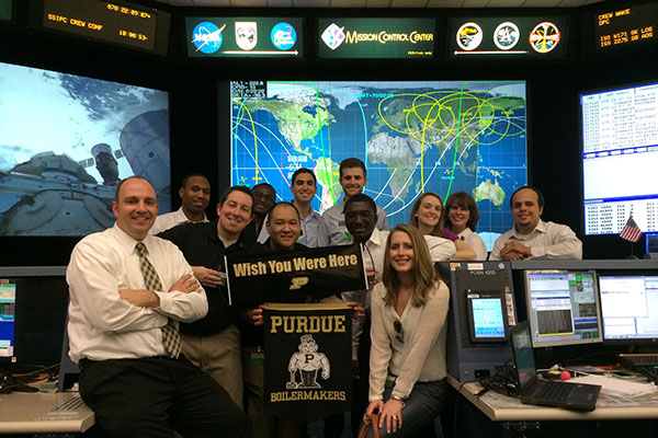 Students visit NASA Mission Control