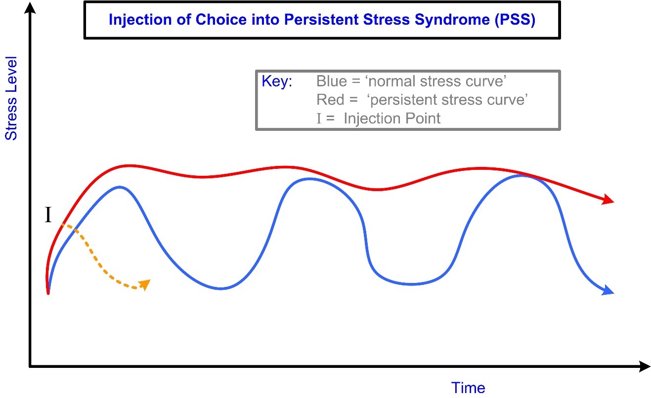 Injection of Choice into Persistent Stress Syndrome (PSS)