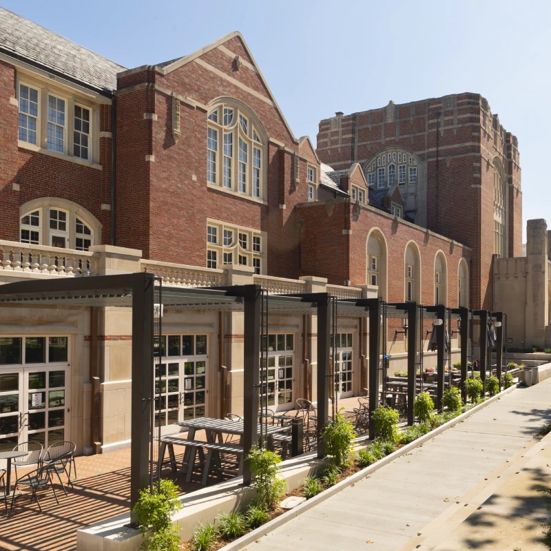 Exterior of Purdue's Memorial Union building