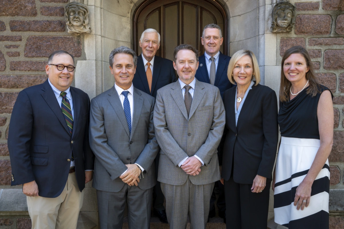 Daniels School Dean with colleagues
