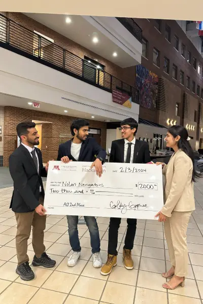 The Nolan Navigators, comprised of Pratik Borkar, Priyam Sarkar, Samridhi Vats, and Zeeshan Gilani