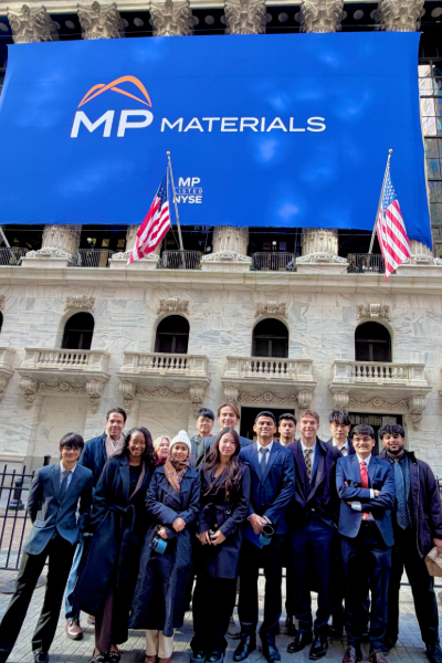 MSF Students outside conference in New York