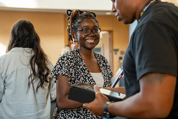 Daniels School students benefit from attending Purdue SHRM Career Connect events, co-organizaed by the school's Business Career Services team
