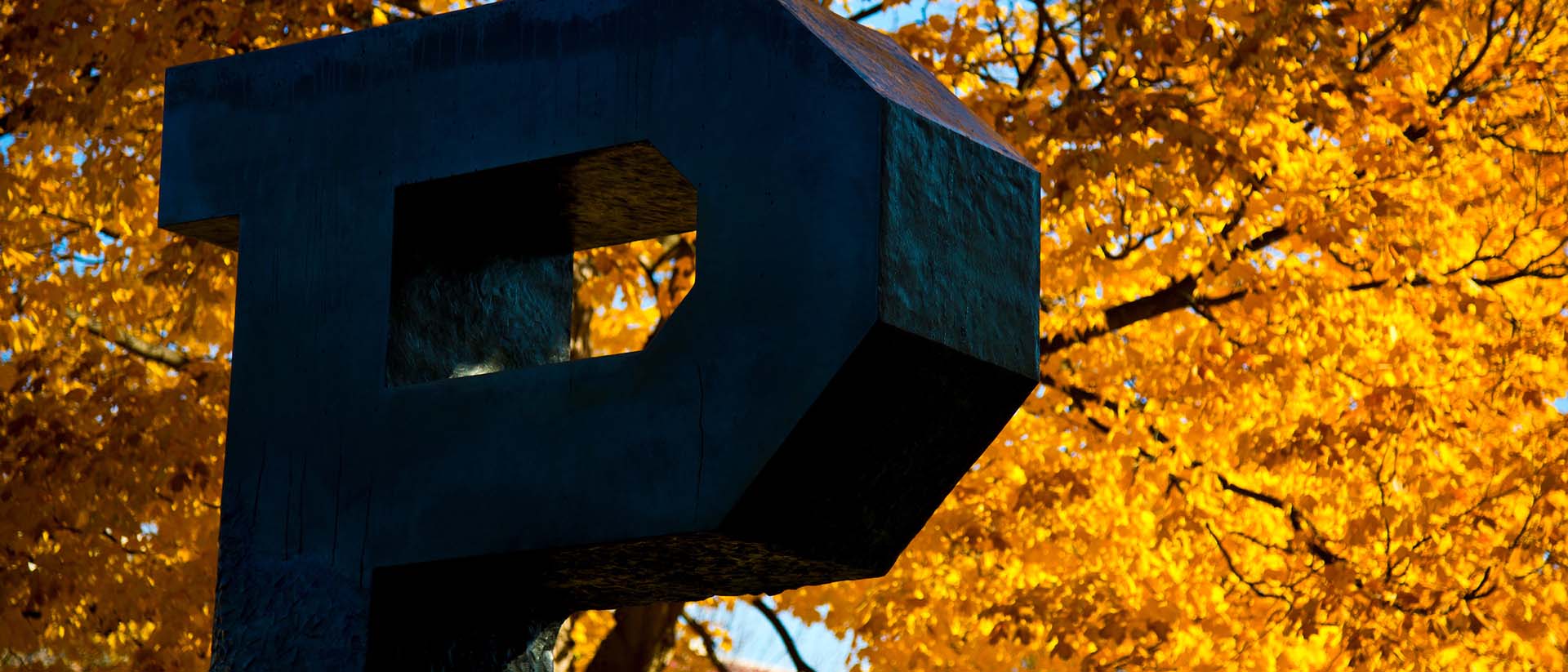 Unfinished block P statue