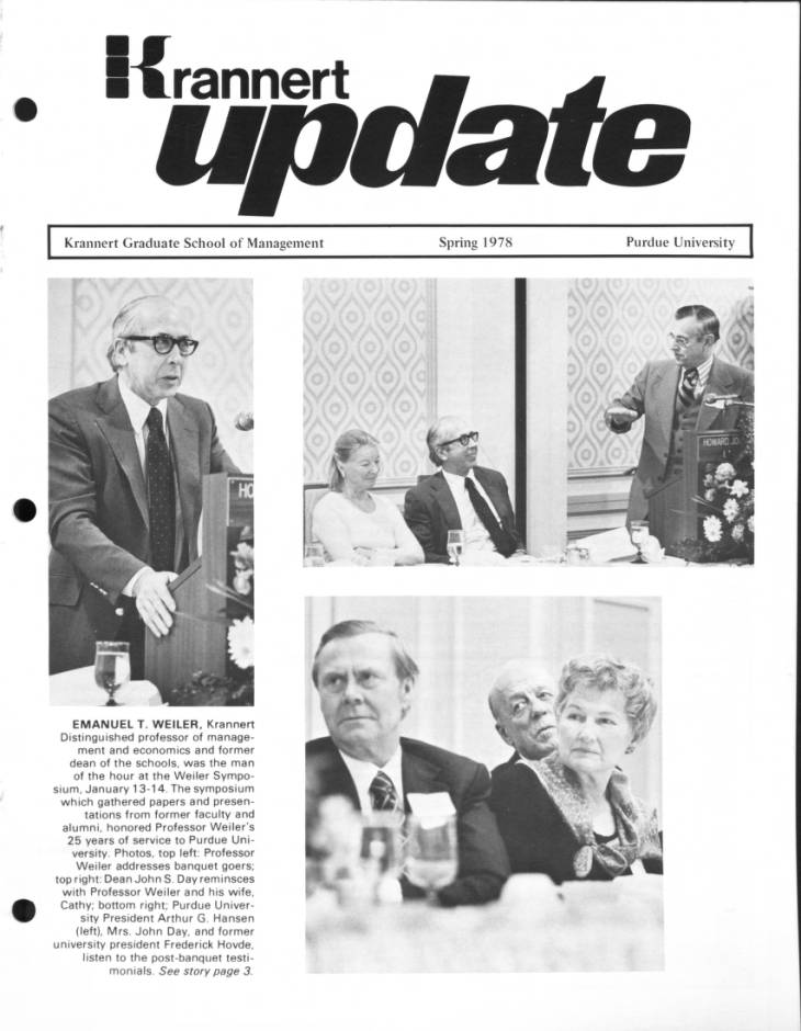 Krannert update, spring 1978