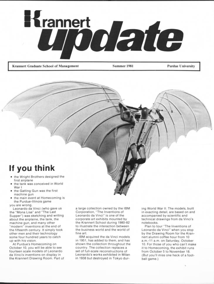 Krannert update, summer 1981