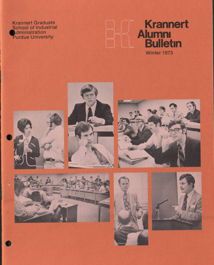 Krannert news bulletin, Winter 1973