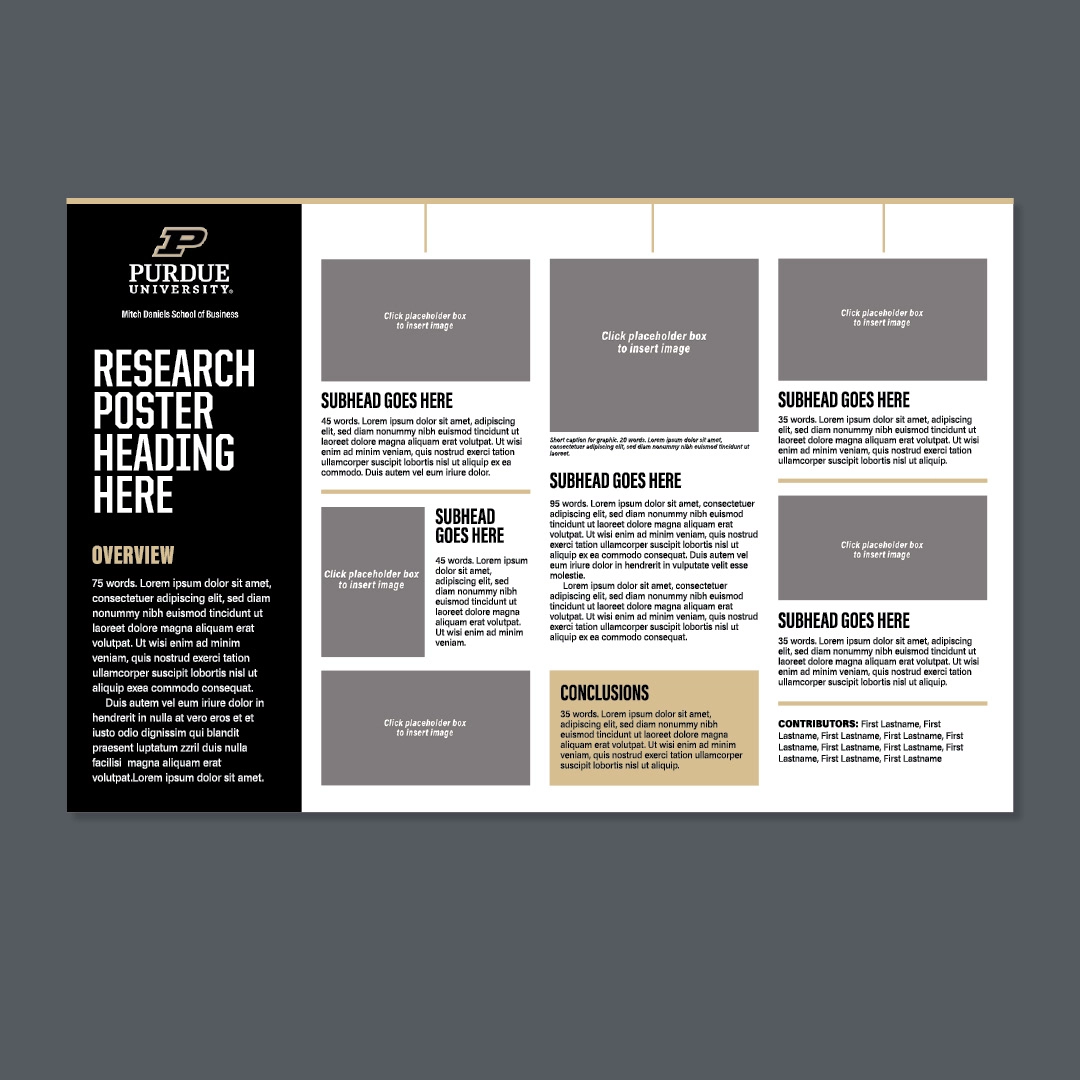 Sample of reseach poster design