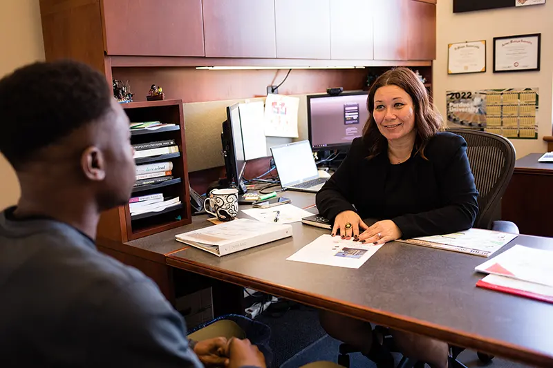 Meeting with a student