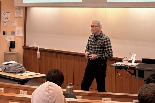 Marc Hagle lecturing at the Real Estate Development and Investments course