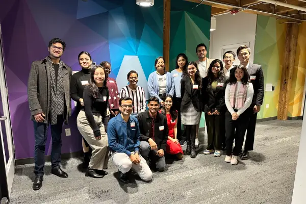MS Marketing students attended an information session at  Adobe’s Chicago office, with Adobe professionals Sandeep Singh and Lory Mishra. 