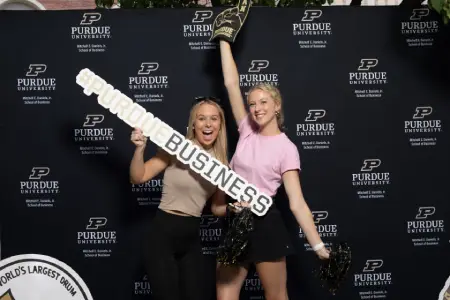 Madison at a Daniels School of Business event
