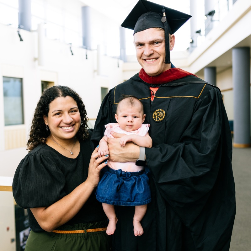 Eric Gibson with family