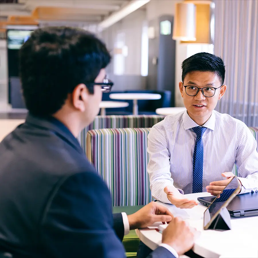 Two PHD Students in Conversation