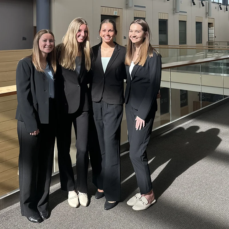 Kate with her Brock-Wilson Center friends