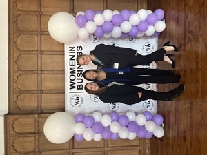 Haleigh (middle) at conference