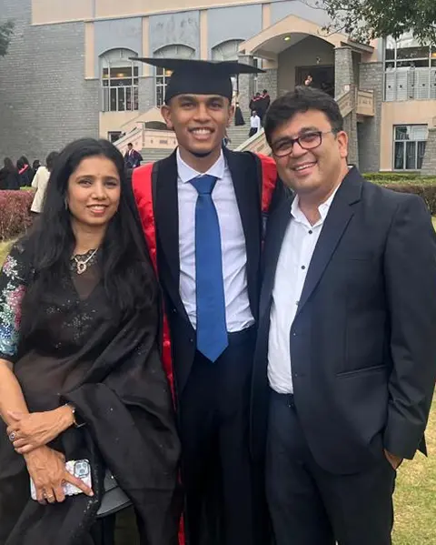 High school graduation photo