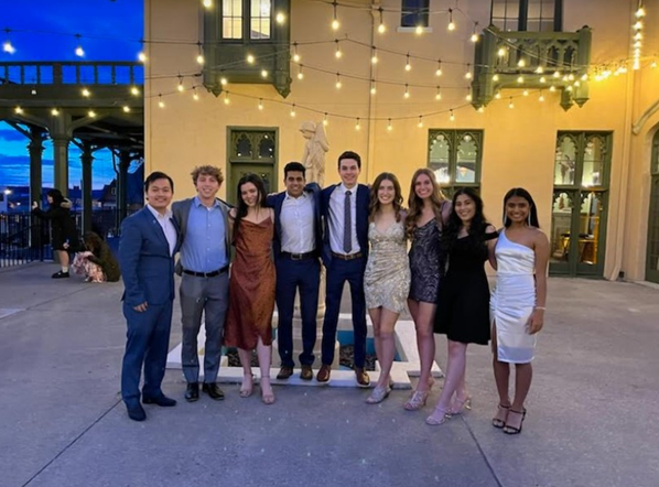 Some IBESC Executive Board Members  at the Spring Formal