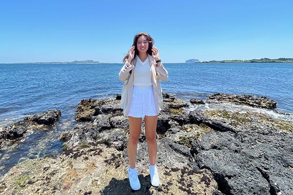 Nicole at Jeju Island