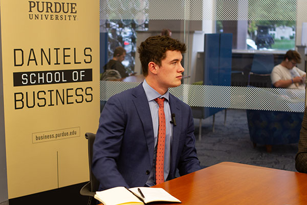 Charlie waiting for Dean Bullard