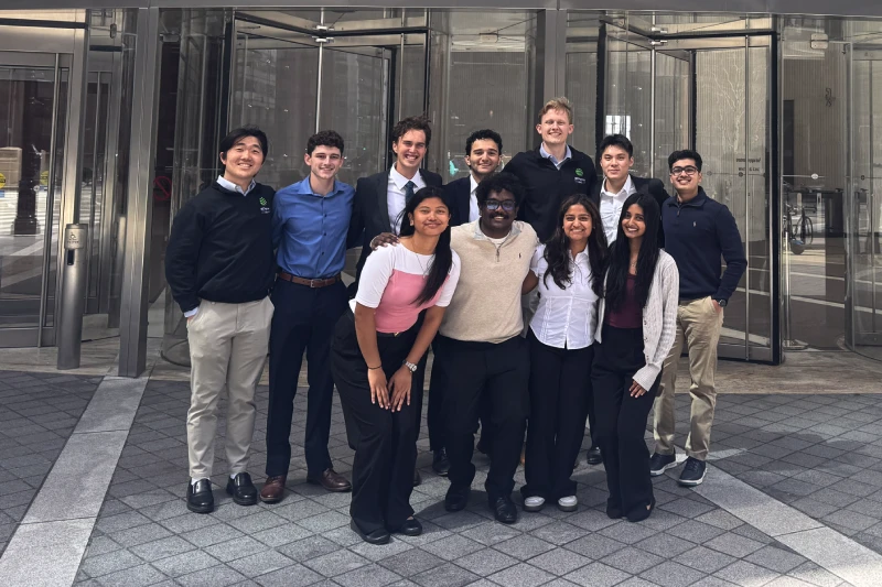 Members of 180 Degrees Consulting Purdue student organization